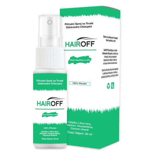 HairOff™ Přírodní Sprej na Trvalé Odstranění Chloupků