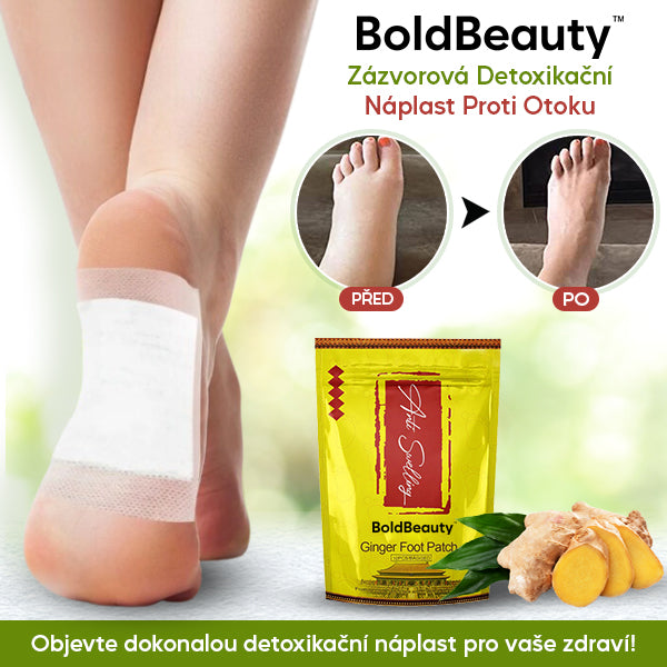 BoldBeauty™ Zázvorová Detoxikační Náplast Proti Otoku