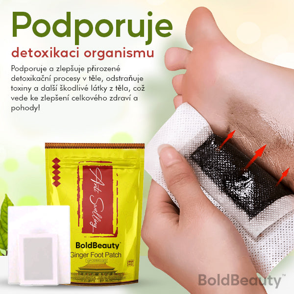 BoldBeauty™ Zázvorová Detoxikační Náplast Proti Otoku