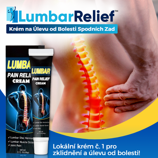 LumbarRelief™ Krém na Úlevu od Bolesti Spodních Zad