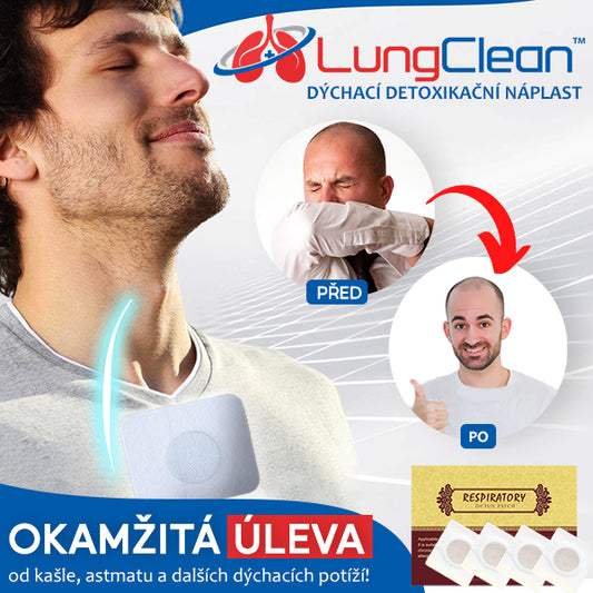 LungClean™ Dýchací Detoxikační Náplast